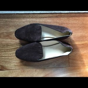 JCrew suede smoking slippers